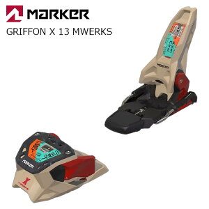 MARKER �}�[�J�[ �X�L�[ �r���f�B���O GRIFFON X 13 MWERKS BEIGE/RED �i����l 4.0-13.0�j Volkl REVOLT �R���{���f�� 26-27���f���y�P�i�̔��s�z
