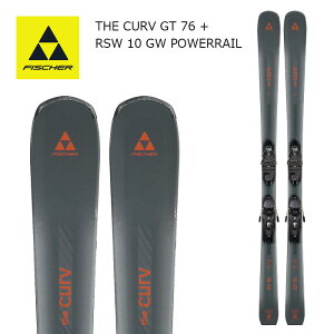 FISCHER �t�B�b�V���[ �X�L�[�� THE CURV GT 76 TWIN POWERRAIL + RSW 10 GW POWERRAIL �r���f�B���O�Z�b�g 26-27���f�� P09526V