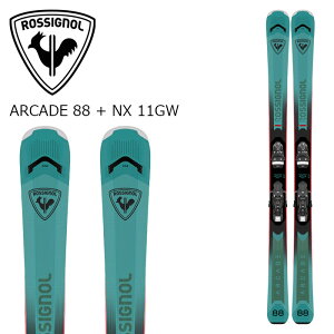 ROSSIGNOL ���V�j���[�� �X�L�[�� ARCADE 88 + NX 11 GW �r���f�B���O�Z�b�g 26-27���f��