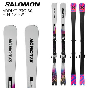 SALOMON �T������ �X�L�[�� ADDIKT PRO 66 + MI12 GW �r���f�B���O�Z�b�g 26-27���f��