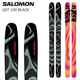SALOMON サロモン スキー板 QST 100 BLACK 板単品 26-27モデル