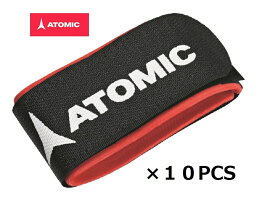 【10本セット！】ATOMIC 23/24【ECO SKI FIX 10PCS： Black/Red】アトミック　エコ　スキーフィックス　バンド　スキーバンド　スキー留め　10個入りの商品です