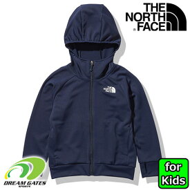 子供用　THE NORTH FACE【TNF BE FREE FULLZIP HOODY：NY（TNFネイビー）】ノースフェイス　ビーフリージップフード　フーディ　キッズ　ジュニア　防虫加工を施したアウトドアアイテム!!