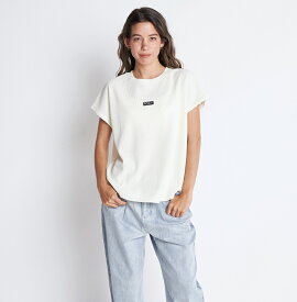 ROXY [RST221096 WHT] ロキシー 半袖Tシャツ 22SP【DAY AFTER DAY】レディス レディース 女性用 ワッフル素材 ティーシャツ ◎Tシャツのみの販売です。日本サイズです。[メール便対応可]