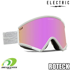 ELECTRIC【23/24・ROTECK｜MATTE GREY NURON：COYOTE PINK CONTRAST】エレクトリック　ローテック　スキー　スノボ　スノーボード　ゴーグル　平面ダブルレンズ採用モデル