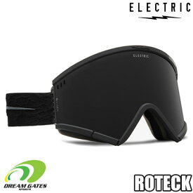 ELECTRIC【23/24・ROTECK｜STEALTH BLACK NURON：ONYX CONTRAST】エレクトリック　ローテック　スキー　スノボ　スノーボード　ゴーグル　平面ダブルレンズ採用モデル