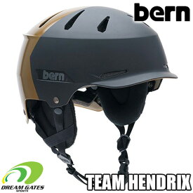 【RSL】Bern【TEAM HENDRIX JAPAN FIT：METALLIC COPPER】バーン　チームヘンドリックス　ウィンタースポーツに対応するために「イヤーフラップ」「ベントカバー」「ゴーグルクリップ」の三点が付随　ヘルメット　スキー　スノーボード　HELMET SKI SNOWBOARD