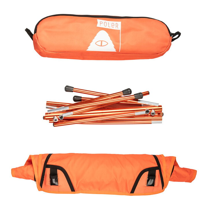 楽天市場】【送料無料・即出荷】POLER【STOWAWAY CHAIR：ORANGE 