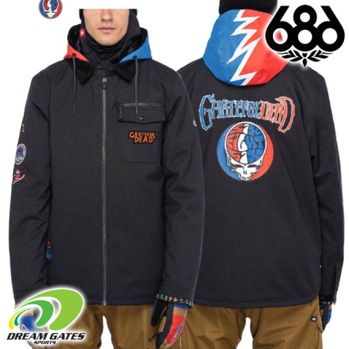 楽天市場】【アウトレット】686【22/23・DEAD JACKET：GRATEFUL DEAD 