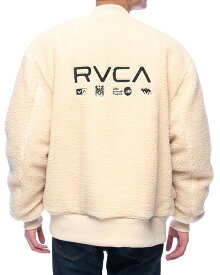 RVCA【BB042761_NAT】ルーカ メンズサイズ（ユニセックス） HOTH MA-1 JACKET ボアジャケット【2021年秋冬モデル】ボア リバーシブル MA1 ジャケット※この商品はジャケットのみです。その他は別売りです。