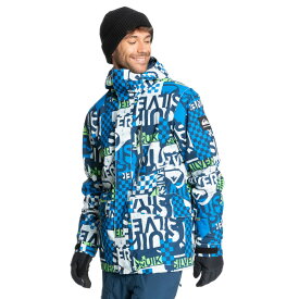 【RSL】QUIKSILVER [EQYTJ03359] メンズ スノージャケット【21/22SNOW・MISSION PRINTED NP JACKET】クイックシルバー　ミッションプリンテッド　ジャケット　スノーボード　ウェアー　耐水圧10000mm ※ジャケットのみの販売ページです