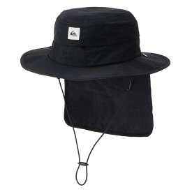 QUIKSILVER 23SP [KSA231712_BLK] キッズ サーフハット 子供 男の子【BOY UV WATER HAT】クイックシルバー ユース ジュニア ボーイズ 帽子 日焼け防止ハット サーフィン サーフ 海水浴 夏 水泳 ビーチ プール アウトドア キャンプ 野外フェス 遠足 林間学校