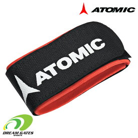 ATOMIC【ECO SKI FIX Black/Red】アトミック　エコ　スキーフィックス　バンド　スキーバンド　スキー留め　一個売りです [メール便対応可]