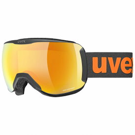 uvex 23/24 [ウベックス]【uvex downhill 2100 CV：ブラックマット／オレンジ/イエロー】レンズカラー：オレンジミラー colorvision イエロー球面　ミラー　ゴーグル眼鏡使用可能アジアンフィットフォーム 55.5.392.1130