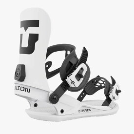 【納期B】UNION ユニオン【23/24・STRATA：White】ストラータ スノーボード スノボ ビンディング バインディング メンズ ユニセックス snowboard binding