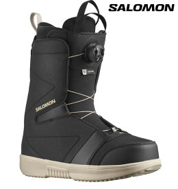 【納期B】SALOMON メンズ ボードブーツ【23/24・FACTION BOA：BLACK】L47242700 サロモン ファクションボア 男性用 スノボ スノーボードブーツ SNOWBOARD BOOTS BOA SYSTEM採用モデル