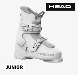 【納期B】HEAD【23/24・J2：White/grey】[603558]ヘッド　スキーブーツ　ジュニア　キッズ　子供用　　ツーバックル　ビギナー　初心者　初級者　スキー靴