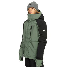 子供用 QUIKSILVER クイックシルバー [EQBTJ03180 GNB0] ユース スノージャケット 23-24snow【MISSION BLOCK YOUTH JK】JUNIOR KIDS ジュニア スノボウェア スノーボード スキー アウターウェア ウインタースポーツ 雪 通学※ジャケットのみの販売です