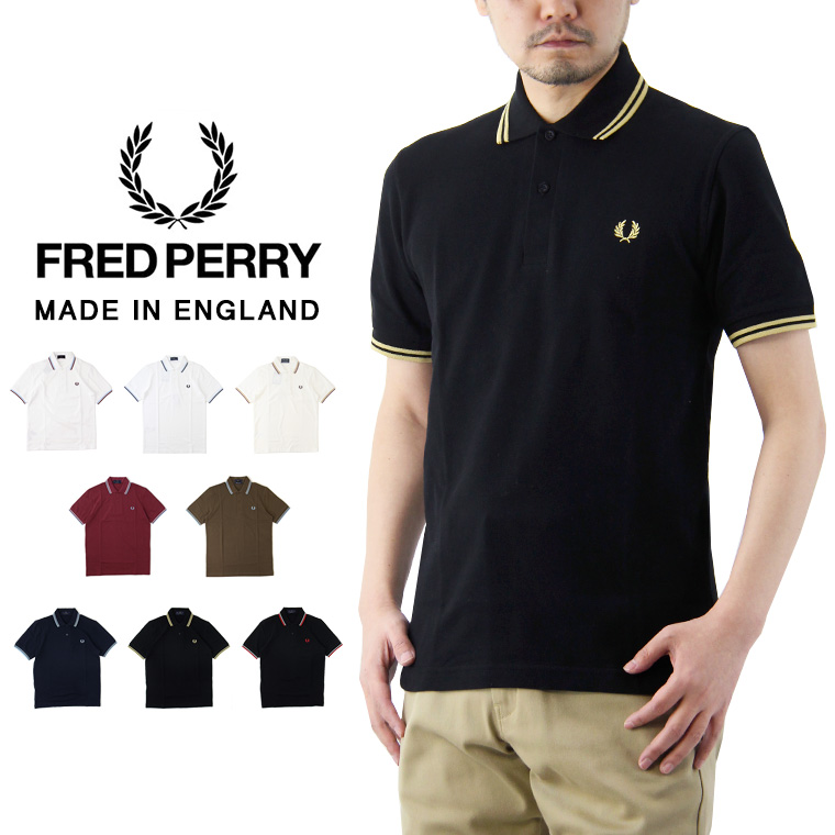 【30%OFFセール】 FRED PERRY フレッドペリー ザ オリジナル ツイン ティップ フレッドペリー ポロシャツ M12 / メンズ  トップス 半袖 Made in ENGLAND 英国製 The Original Twin Tipped Fred Perry Shirt M12 |  