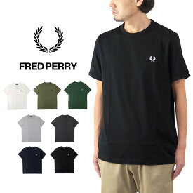 FRED PERRY フレッドペリー リンガー Tシャツ / メンズ 半袖 Tee 無地 刺繍 父の日 ギフト RINGER T‐SHIRT M3519