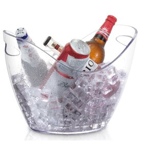 ボトルクーラー ワインクーラー アクリル 冷却 ボックス 取っ手 付き 家庭用 クーラー ワイン ビール ジュース ドリンク 冷やす 持ち運び おしゃれ アクリル 家庭用 大きい クリスマス シンプル デザイン きれい 透明 軽量 家庭 ホーム パーティー バーベキュー アウトドア