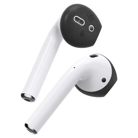 あす楽 spigen AirPods ( エアポッズ ) イヤーチップス シリコン ブラック 066SD26296 /在庫あり/ 送料無料 黒色