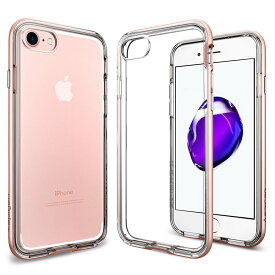 あす楽 iPhoneSE 第2世代 / iPhone8 / iPhone7 / iPhone6s iPhone6 ケース spigen ネオハイブリッド クリスタル ローズゴールド Neo Hybrid Crystal Rose Gold 042CS20524 /在庫有り/ アイフォン8 bumper 二重構造 送料無料 バンパーおしゃれ