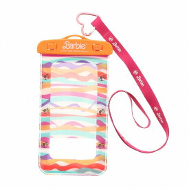 スマートフォン バービー 汎用防水ケース LEPLUS Barbie Design オレンジ LP-BSMWP01OR/在庫あり/ iPhoneSE 第2世代 / iPhone8 / iPhone7 / iPhone6s iPhone6 / カバー スマホケース