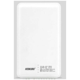 モバイルバッテリー Ultra Slim Battery Pack 10000mAh ホワイト KPB-10000C / 在庫あり/ microUSB ライトニング iphone スマホ 充電 カード型 KOKIRI 軽量 コンパクト【バッテリー 充電器 】