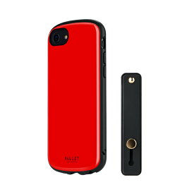 [期間限定] iPhone SE 第3世代 / SE 第2世代 / 8 / 7 / 6s / 6 ケース LN-ISS22PLARD 超軽量・極薄・耐衝撃 ハイブリッドケース レッド LEPLUS NEXT「PALLET AIR」 ( スマホベルト付属 ) 赤 / 在庫あり/ 送料無料 iphone se iphone 8 / 7 スマホケース スマホカバー