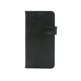 iPhoneX (5.8インチ）ケース zenus Lettering Diary ブラック 手帳型 Z10309i8 /在庫あり/ スマホケース アイxォンxおしゃれ