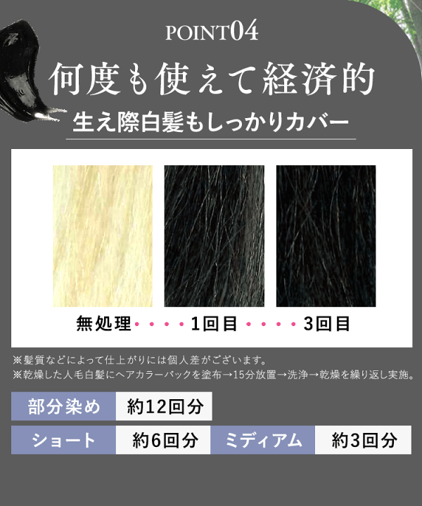 KURO ダークブラウン 白髪染め 3パック Kuro ダークブラウン カラーシャンプー 3パウチ Amazon