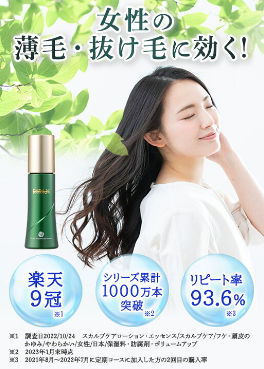 楽天市場】女性用育毛剤 薬用リリィジュ150mL(約60日分徳用サイズ) 1本 