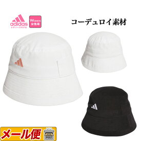 adidas アディダス ゴルフ MMS80 コーデュロイ バケット ハット [AEROREADYスウェットバンド] （レディース）