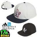 2025年 adidas アディダス ゴルフ JVU84 フラットビル コットン クーリング キャップ [接触冷感スウェットバンド] （メンズ）