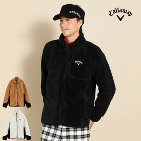 【30％OFF・SALE・セール】2023年 秋 冬 Callaway GOLF キャロウェイ ゴルフウェア C23217105 ニット ボア ブルゾン [保温性] (メンズ)