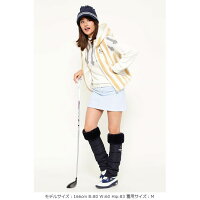 2018年秋冬新作CallawayGOLFキャロウェイゴルフウェア8214801ストライプシープボア中綿ベスト(レディース)【U10】