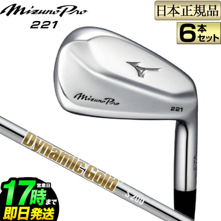超美品 ミズノ ミズノプロ 221 アイアン 5〜p 6本セット ダイナミック 