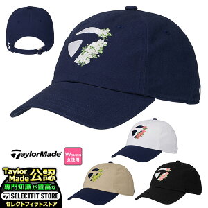 TaylorMade e[[Ch St UN298 W t[ S Lbv W FLOWER LOGO CAP (fB[X)