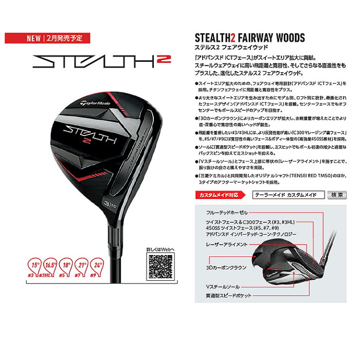 楽天市場】2023年モデル Taylormade テーラーメイド ゴルフ STEALTH2 