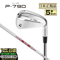 2025年モデル Taylormade テーラーメイド ゴルフ P790 25 P・790 アイアン 5本セット (#6〜PW) N.S.PRO M…