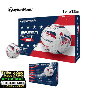 Taylormade �e�[���[���C�h �S���t�{�[�� TM25 SpeedSoft Ink USA dz 1�_�[�X(12��)