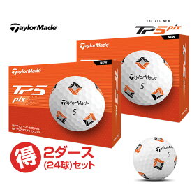 【日本正規品】 2024 Taylormade テーラーメイド ゴルフボール TP5 pix ピックス 2ダース(24球)