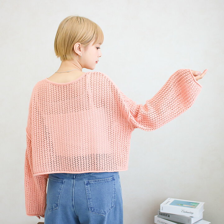 楽天市場】メッシュ2WAYプルオーバー トップス メッシュ ニット プル  