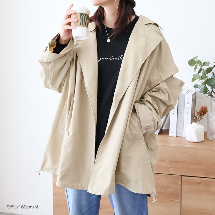 楽天市場】【クーポン利用で20％OFF】2wayダブルテーラーコート コート 