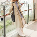 【好評につき延長★2/16 17時迄1,940円】トレンチコート レディース ロングコート 春秋 ベルト付き 薄手 秋アウター 定番 軽アウター 大きいサイズ 通勤 きれいめ 上品 体型カバー 入学式 入園式 卒業式 卒園式 オフィス ビジネス