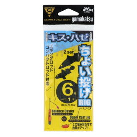 がまかつ ちょい投げリグ キス・ハゼ 針6号-ハリス1号 [42659]