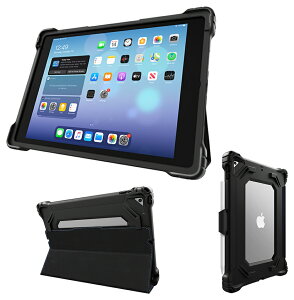 Gumdrop HideAway Folio�ϏՌ��n�[�h�P�[�X iPad 10.2�C���`��7�E8�E9���� �u���b�N 03A008