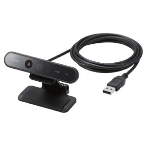 �G���R�� Web�J����/200����f/Full HD/Windows Hello��F�ؑΉ�/�u���b�N UCAM-CF20FBBK