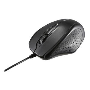 BUFFALO �L��IR LED�}�E�X 3�{�^���^�C�v �ȈՃp�b�P�[�W���f�� �u���b�N BSMRU21BKZ